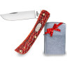Нож перочинный ZIPPO CHESTNUT BONE STANDARD JIGGED SODBUSTER JR + ЗАЖИГАЛКА 50569_207