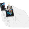 Зажигалка ZIPPO SKULL DESIGN BLACK MATTE 28042